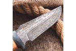 Булатный нож T003 - наборная береста