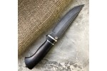 Булатный нож T003 - черный граб