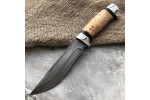 Булатный нож T004 (наборная береста, алюминий)