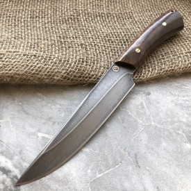 Булатный нож R008 (фултанг, кавказский горный орех)