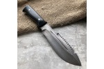 Нож охотничий из литого булата V001 (фултанг,граб)