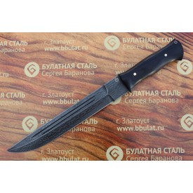 Булатный нож V007G-V2-казачий пластунский (фултанг, граб)