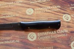 Нож охотничий из литого булата V007G-V2-казачий пластунский (фултанг, граб)